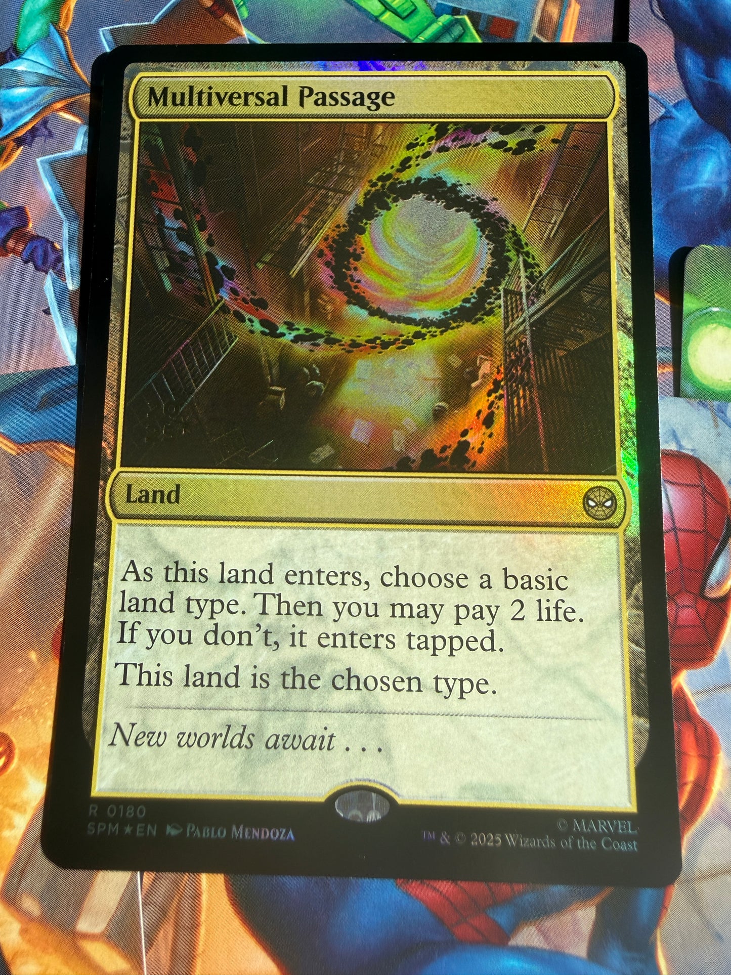 Magic The Gathering | Marvel Spider-Man | Multiversal Passage 180 R STAMPED Prerelease