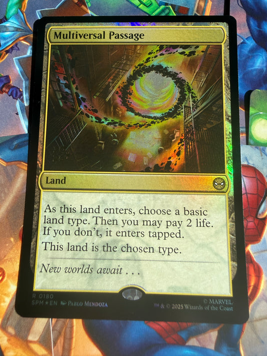 Magic The Gathering | Marvel Spider-Man | Multiversal Passage 180 R STAMPED Prerelease