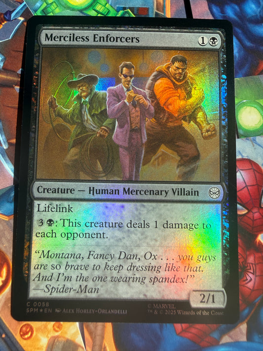 Magic The Gathering | Marvel Spider-Man | Merciless Enforcers 58 C Foil