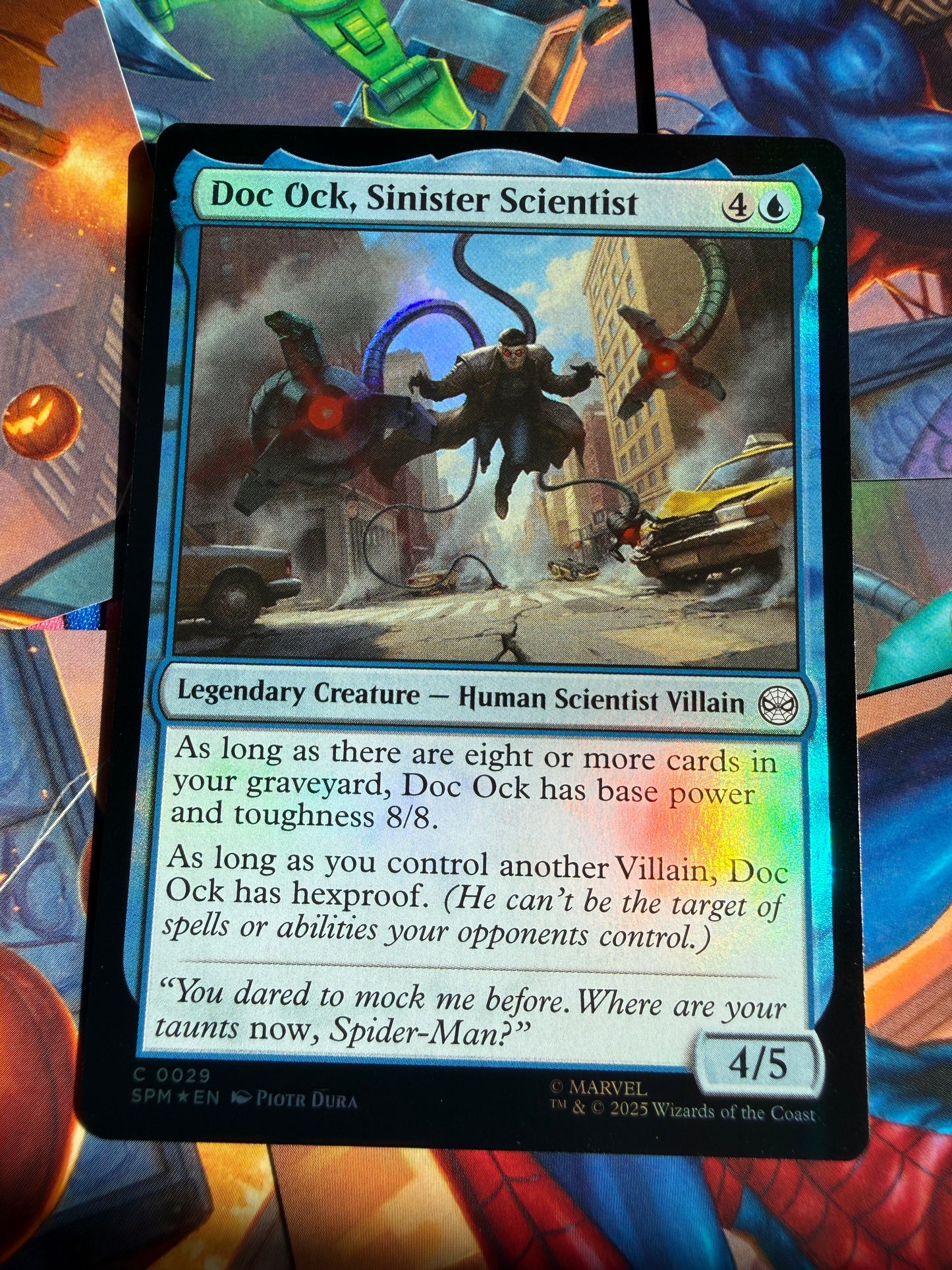Magic The Gathering | Marvel Spider-Man | Doc Ock, Sinister Scientist C 29 Foil