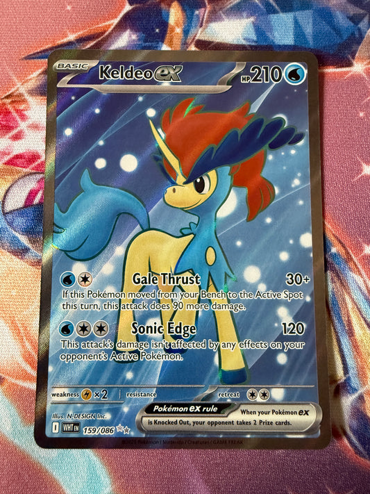 Keldeo Ex #159 | Pokemon | White Flare