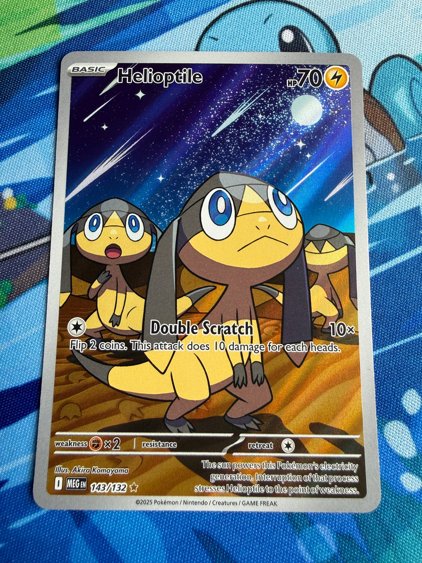 Helioptile #143 Pokemon Mega Evolution