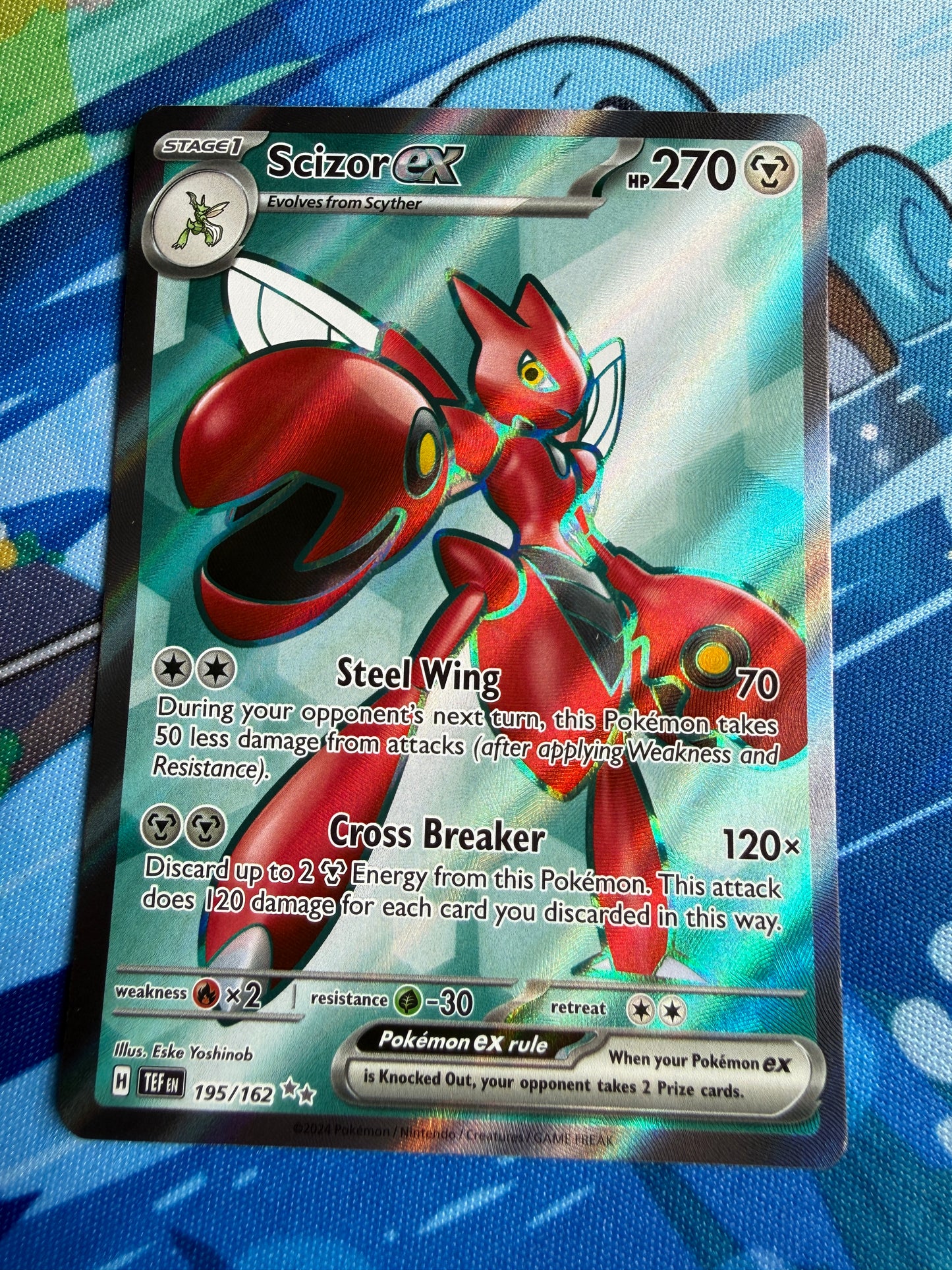 Scizor ex #195 Pokemon Temporal Forces