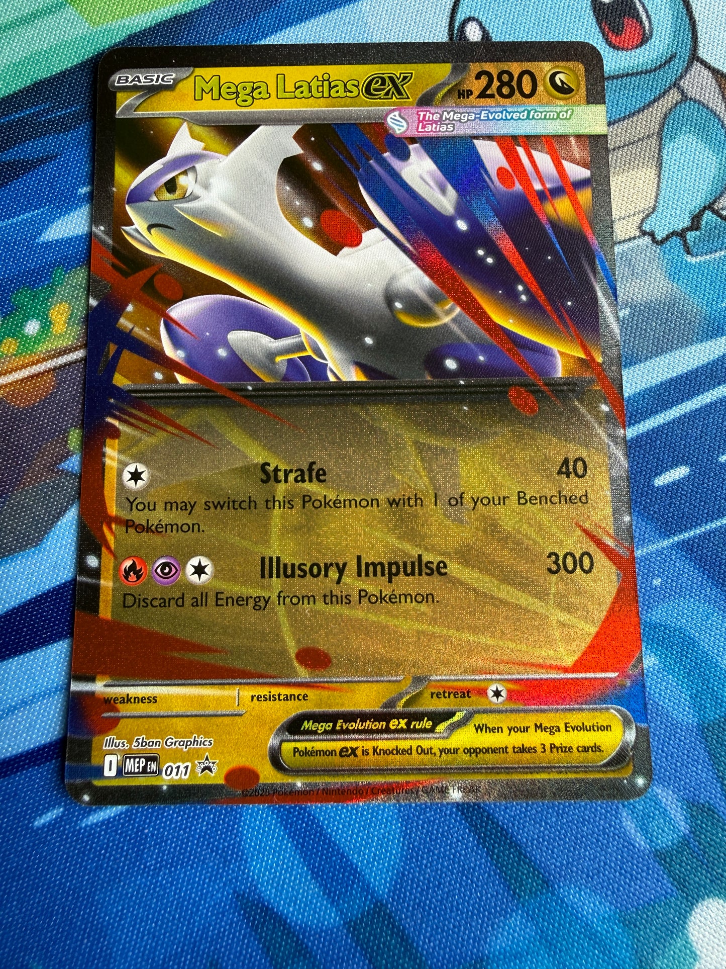 Mega Latias Ex #11 Pokemon Promo Mega Evolution