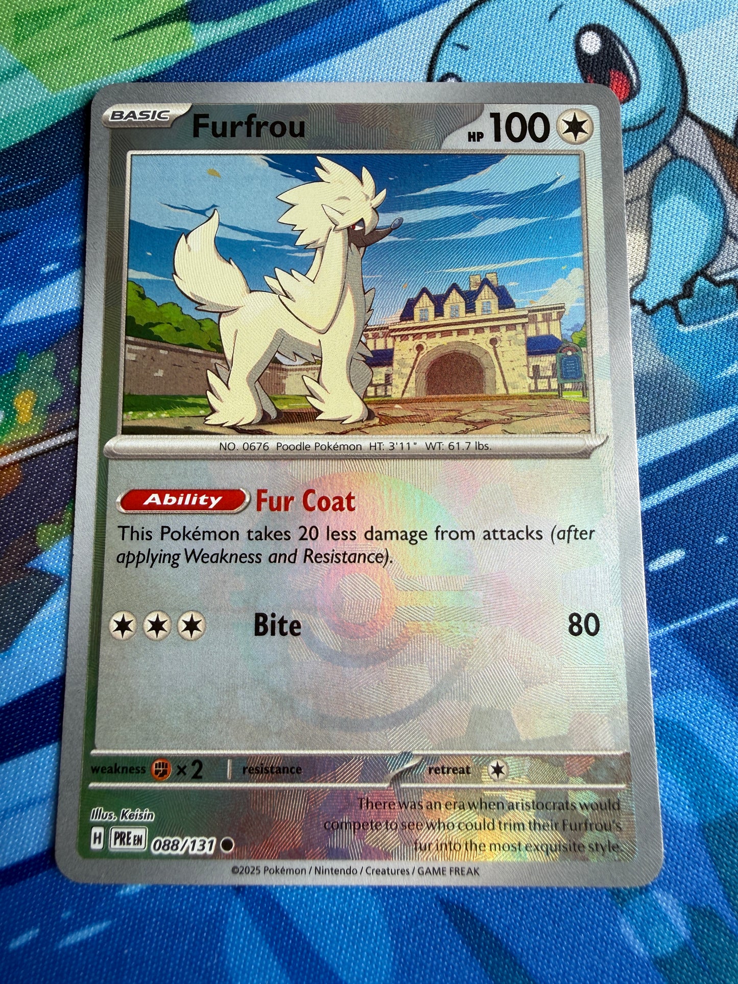 Furfrou [Poke Ball] #88 Pokemon Prismatic Evolutions