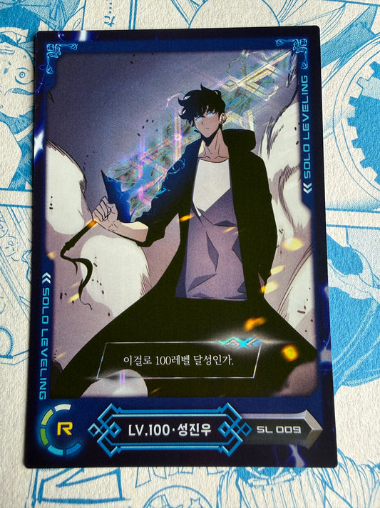 Solo Leveling | Sung Jinwoo SL 009 | Rare | Korean Webtoon