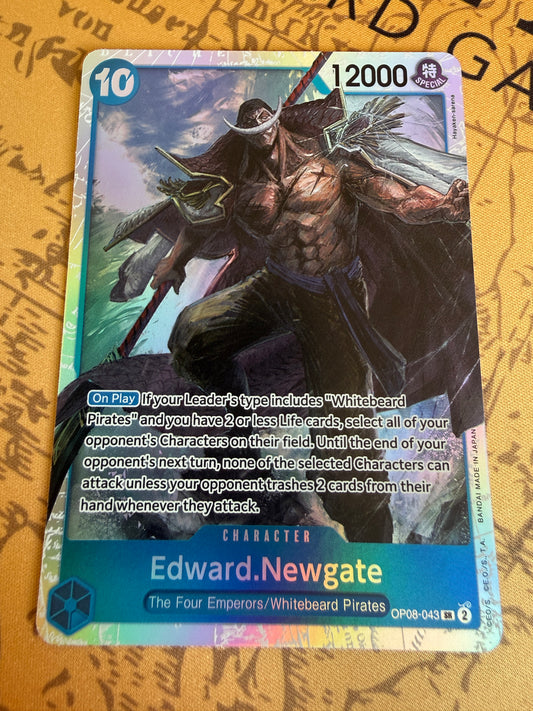 One Piece | English | Edward Newgate OP08-043 SR