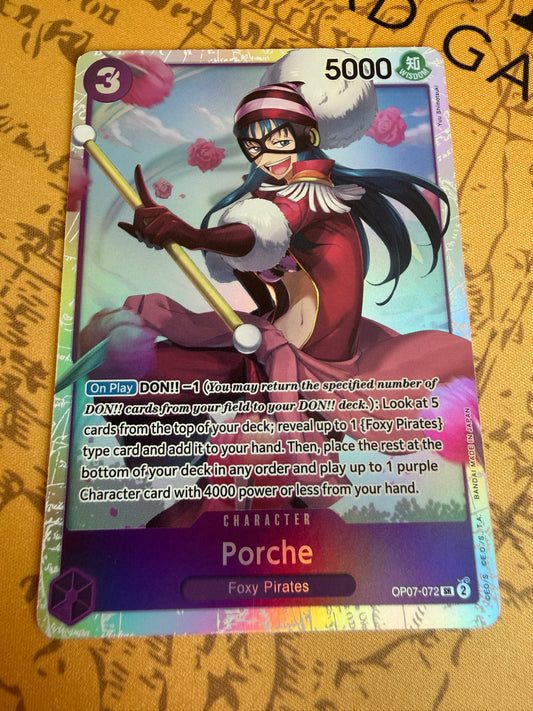 One Piece | English | Porche OP07-072 SR