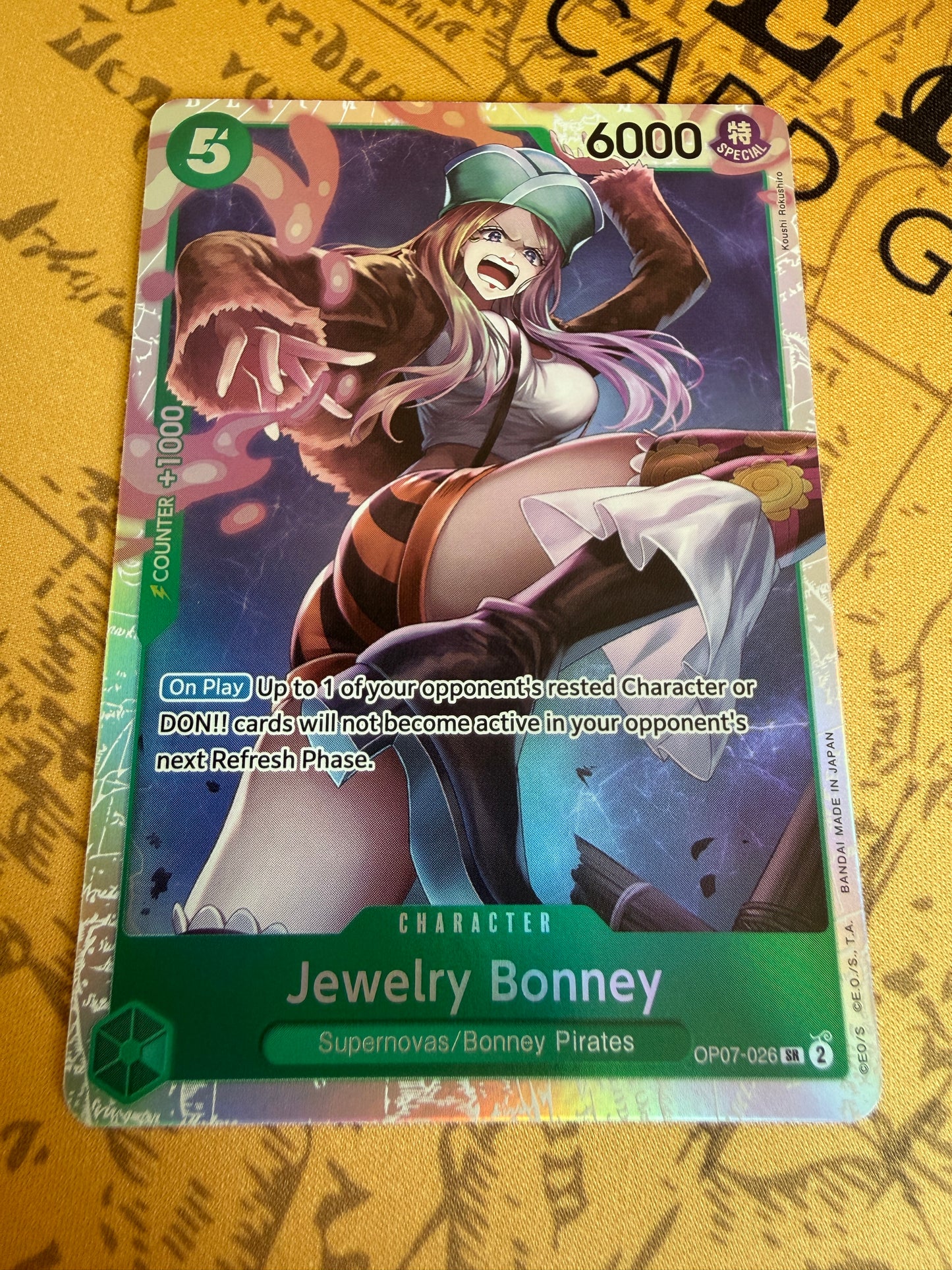 One Piece | English | Jewelry Bonney OP07-026 SR