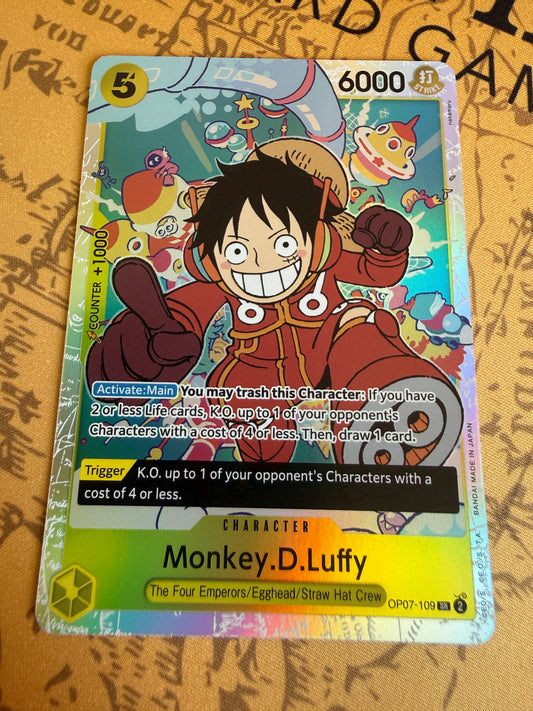One Piece | English | Monkey D Luffy OP07-109 SR