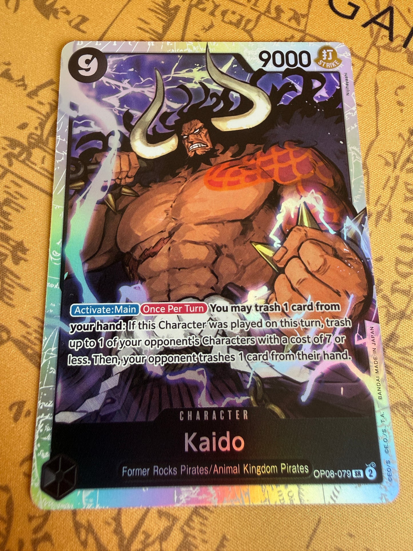 One Piece | English | Kaido OP08-079 SR