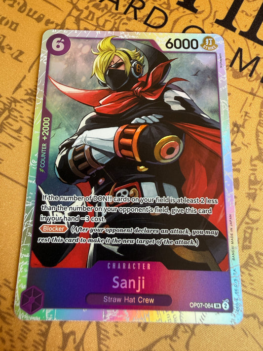 One Piece | English | Sanji OP07-064 SR