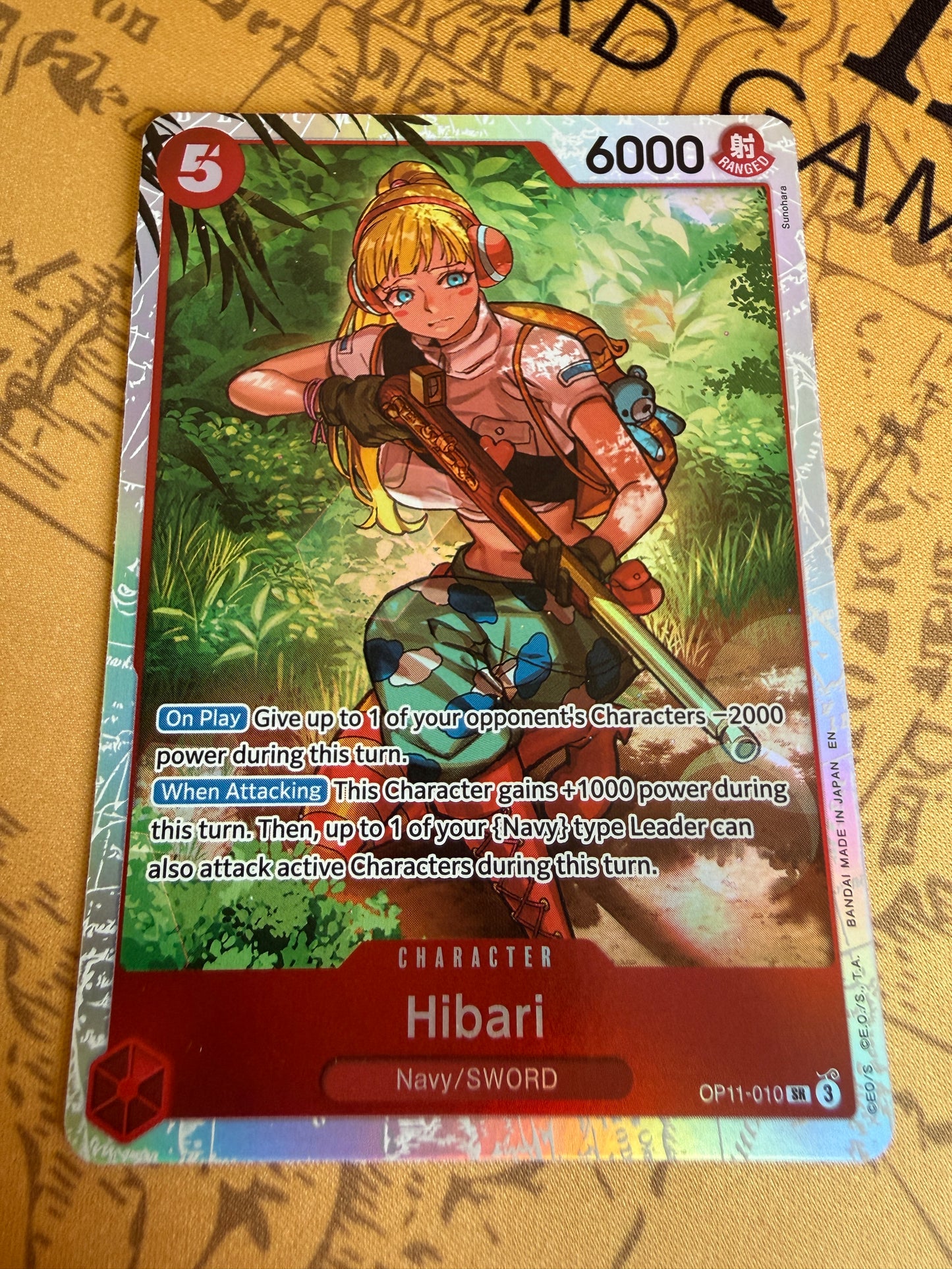 One Piece | English | Hibari OP11-010 SR