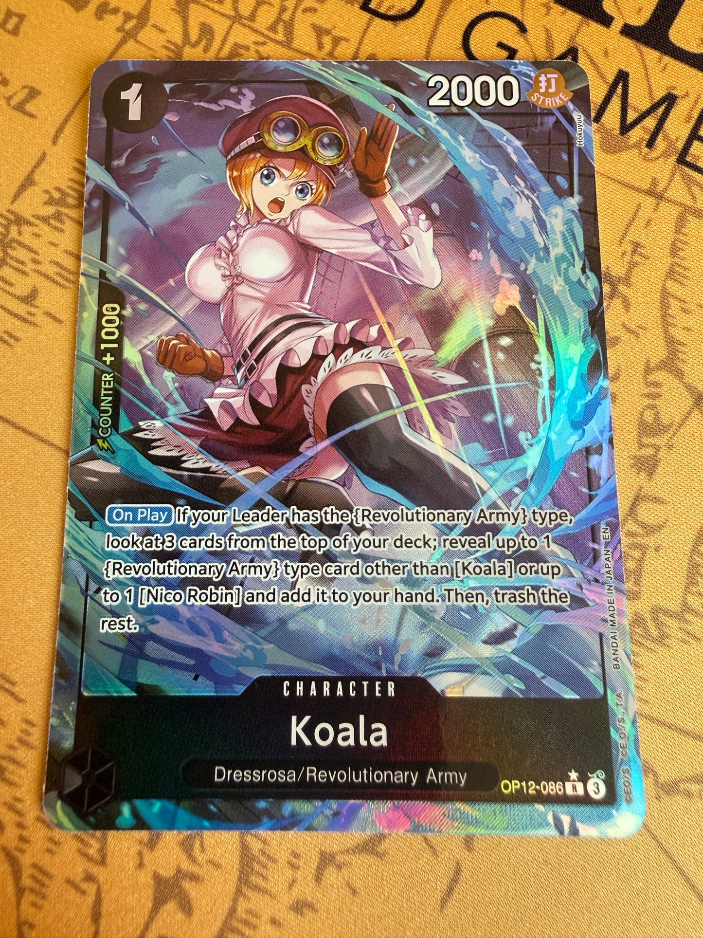 One Piece | English | Koala OP12-088 R* Alternate Art
