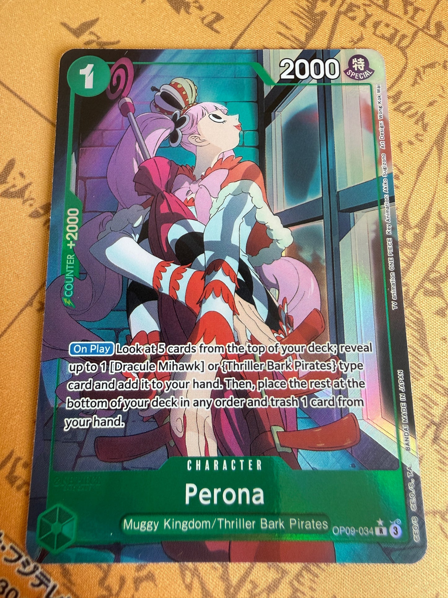 One Piece | English | Perona OP09-034 R* Alternative Art