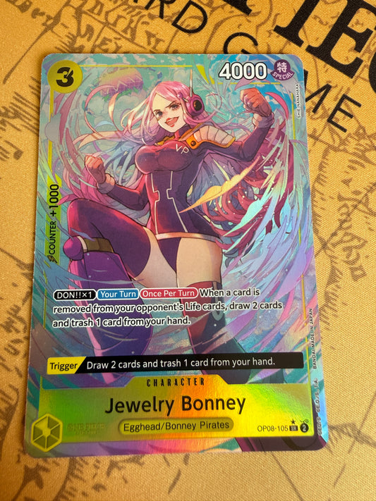 One Piece | English | Jewelry Bonney OP08-105 SR* Alternate Art