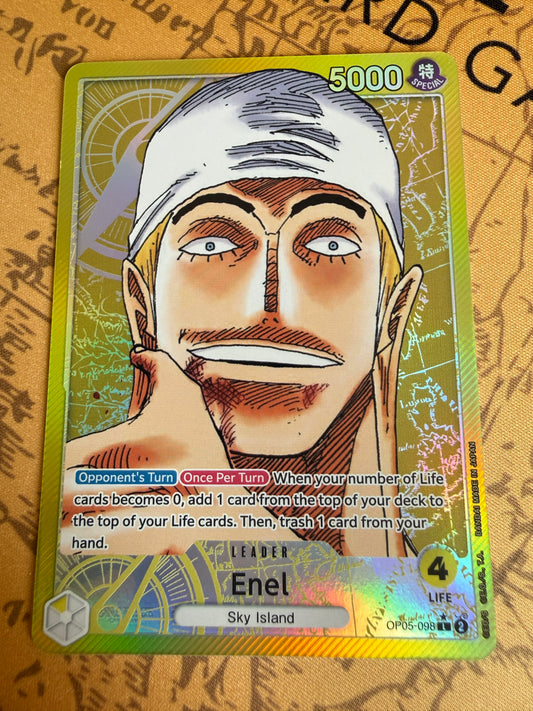 One Piece | English | Enel OP05-098 L* Alternate Art