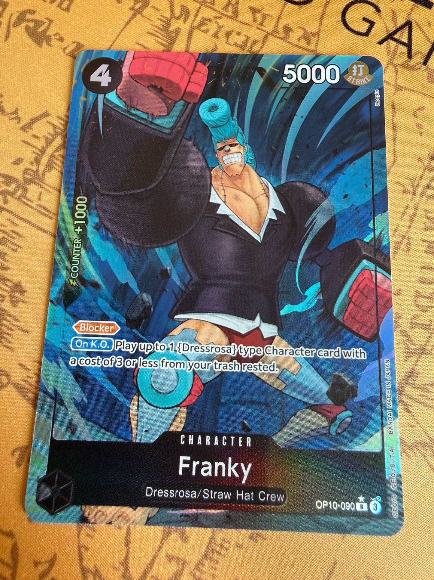 One Piece | English | Franky OP10-090 R* Alternate Art