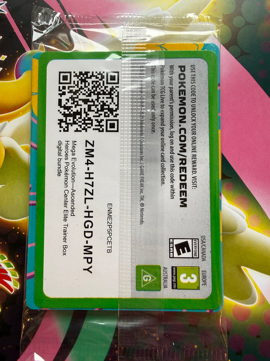 N's Zekrom 031 Pokemon Center Stamped Promo Ascended Heroes | 2 Cards | Sealed