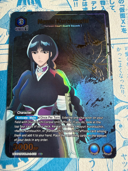 Union Arena TCG | BLEACH Thousand-Year Blood War | Nemu Kurotsuchi U* | UEX01BT/BLC-2-035