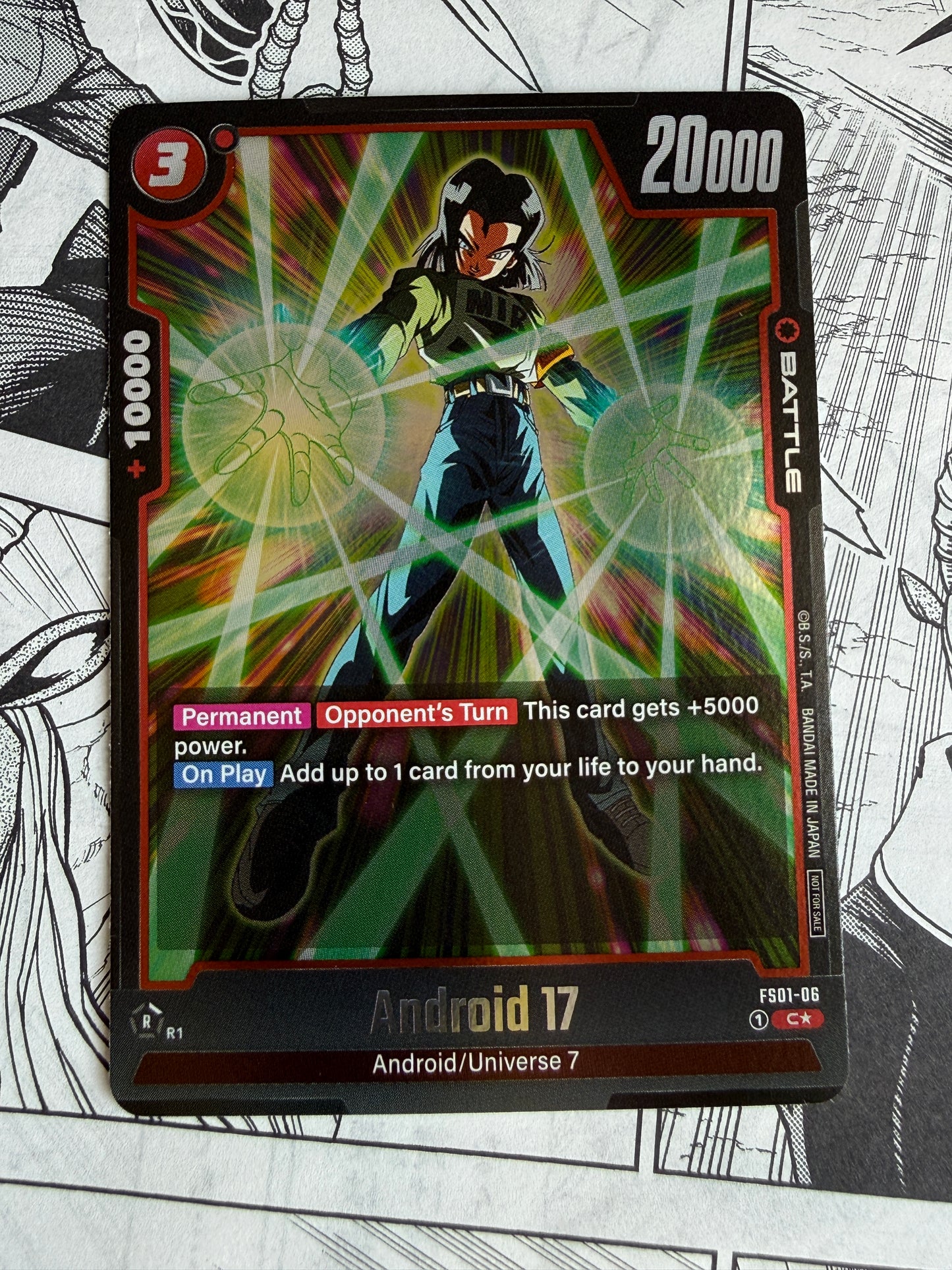 Android 17 FS01-06 [Alternate Art] Tournament Pack 01 Dragon Ball Super Fusion World
