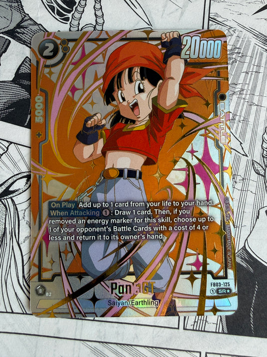 Pan: GT [Special Alternate Art] FB03-125 Dragon Ball Fusion World Raging Roar