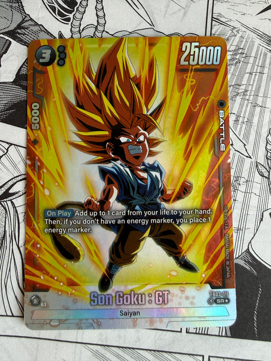 Son Goku: GT [Alternate Art] FB03-111 Dragon Ball Fusion World Raging Roar