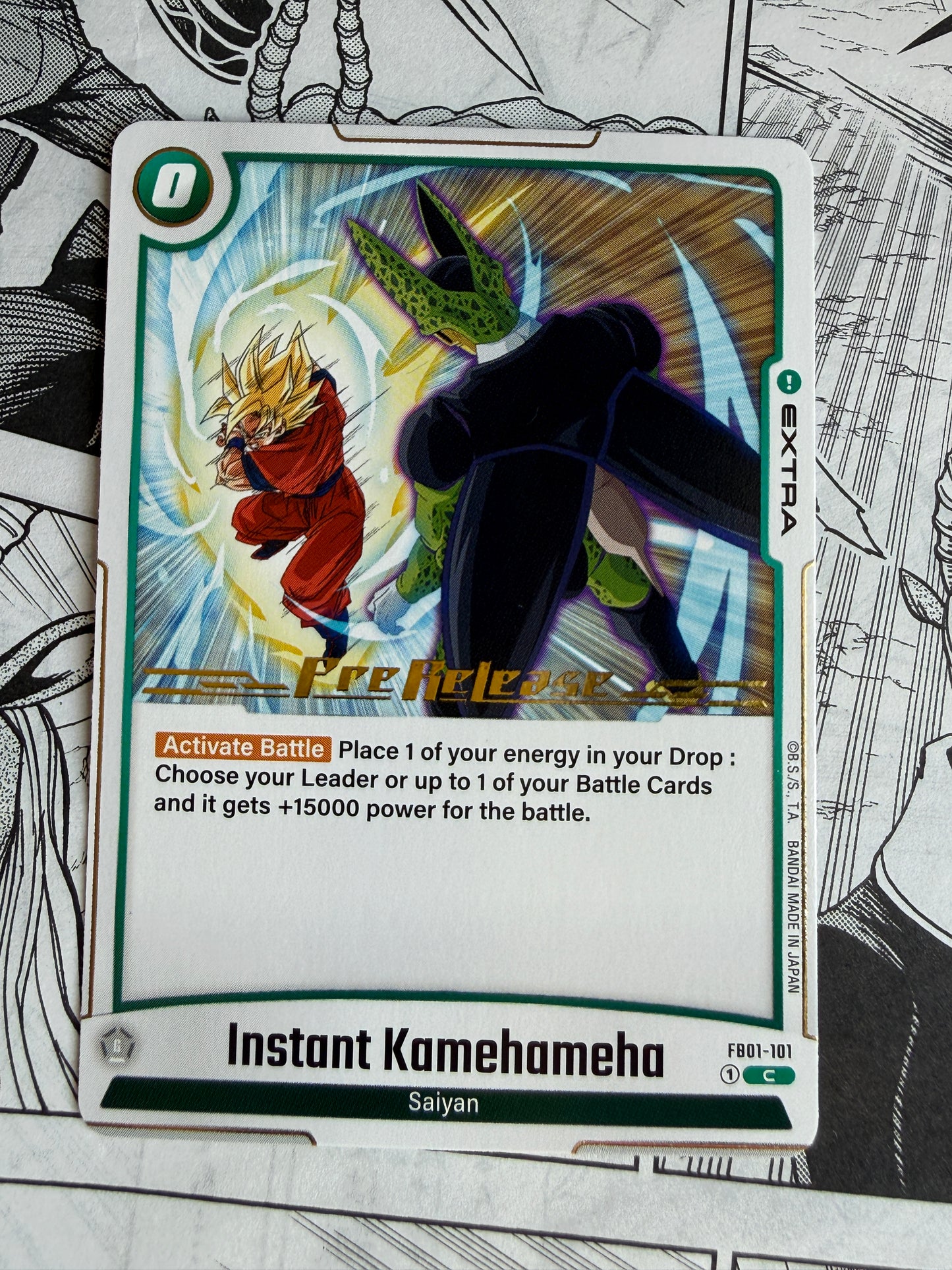 PRE-RELEASE Instant Kamehameha FB01-101 Dragon Ball Super Card Game