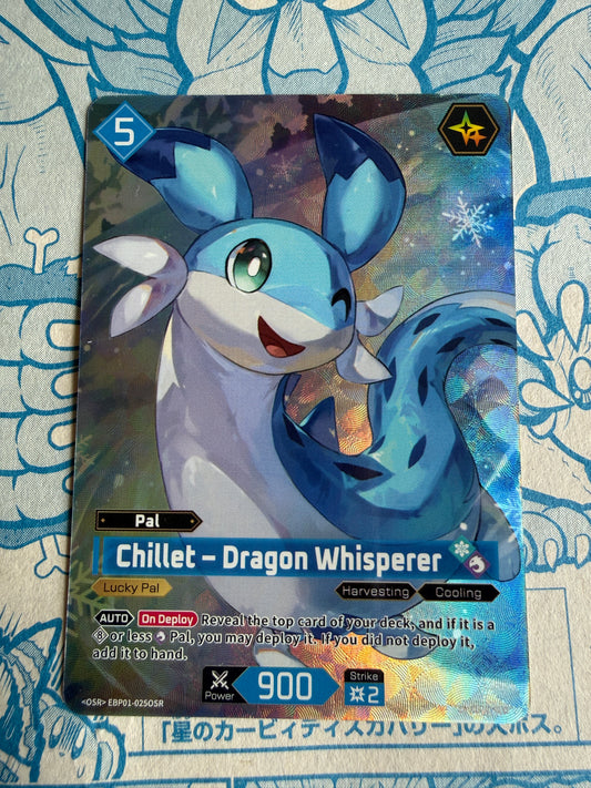 Chillet – Dragon Whisperer #EBP01-025OSR PalWorld Dawn of Palpagos