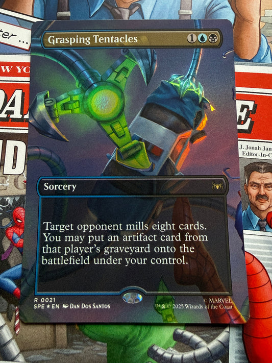 Grasping Tentacles (FOIL) | 0021 MARVEL'S SPIDER-MAN ETERNAL | Magic the Gathering Single Card