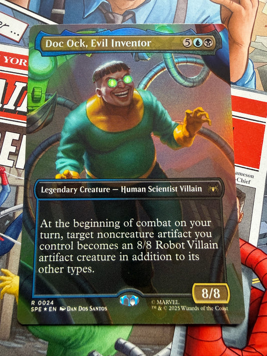 Doc Ock, Evil Inventor (FOIL) | 0024 | MARVEL'S SPIDER-MAN ETERNAL | Magic the Gathering Single Card