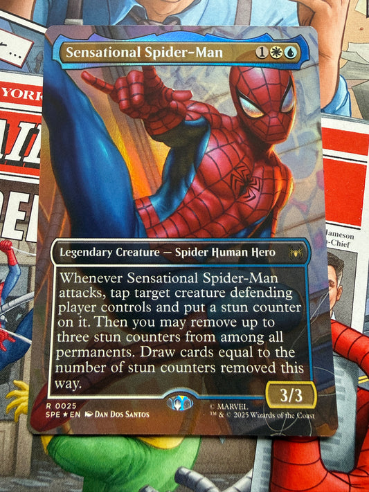 Sensational Spider-Man (FOIL) | 0025 | MARVEL'S SPIDER-MAN ETERNAL | Magic the Gathering Single Card