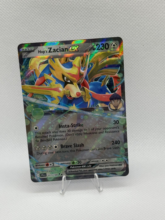Pokemon Journey Together English Card | JTG | Hop's Zacian Ex #111