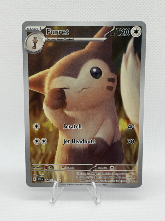 Pokemon Journey Together English Card | JTG | Furret #168
