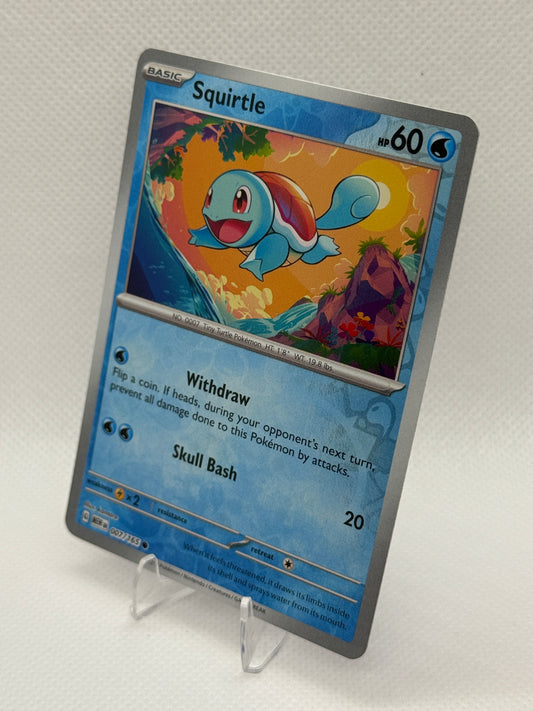 Pokemon 151 English Card | MEW EN | Squirtle [Cosmos Holo] #7