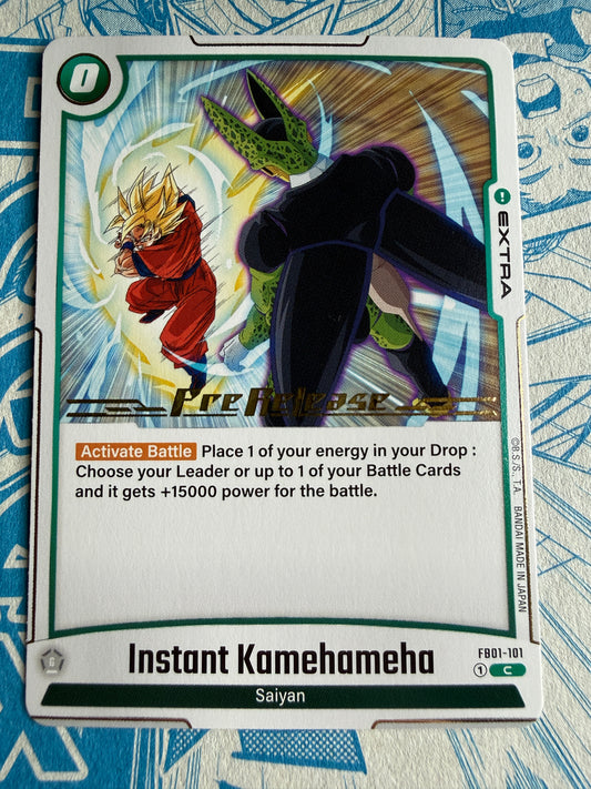 Instant Kamehameha (FB01-101) Pre-Release Promo [Fusion World]