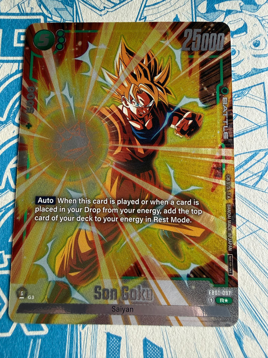 Son Goku Holo Dragon Ball Fusion Promo FB01-087