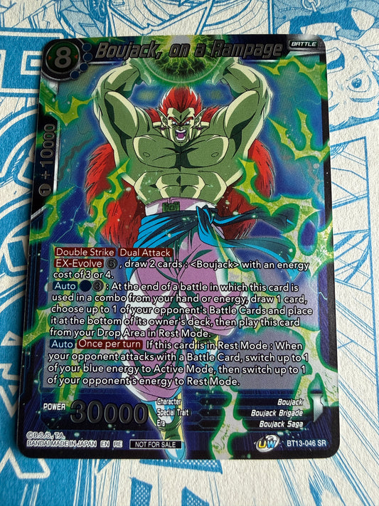 Boujack, on a Rampage Foil SR | BT13-046 SR | Dragon Ball Super Card Promo