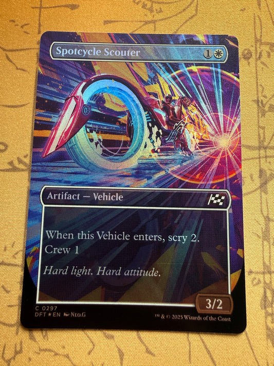 Spotcycle Scouter [Foil] #297 | Magic the Gathering | Aetherdrift