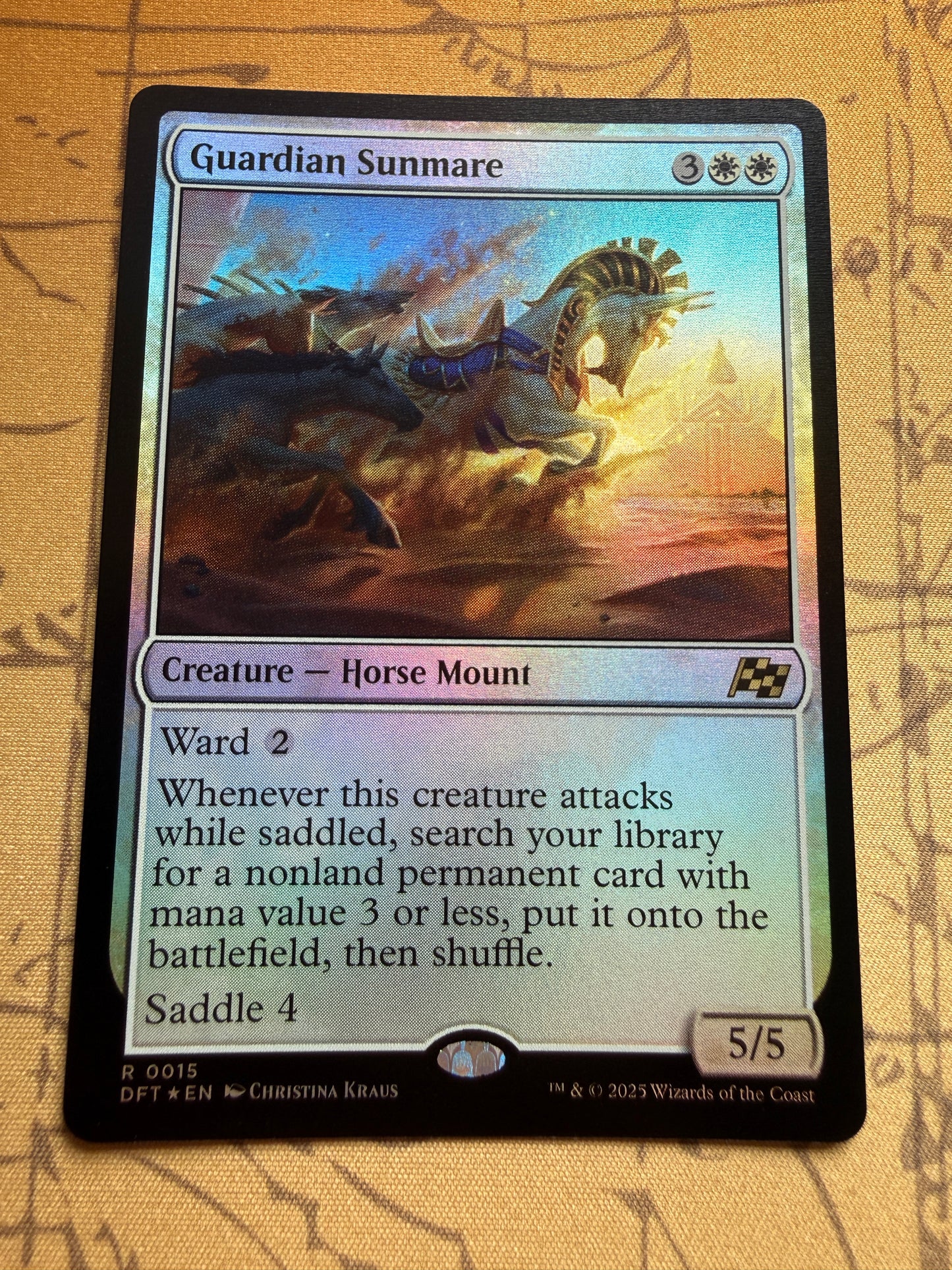 Guardian Sunmare [Foil] #15 | Magic the Gathering | Aetherdrift