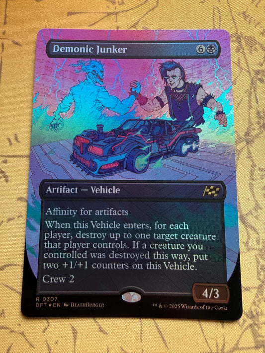 Demonic Junker #307 | Magic the Gathering | Aetherdrift