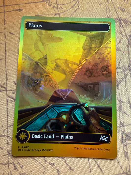 Plains [First Place Foil] #507 | Magic the Gathering | Aetherdrift
