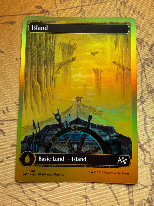 Island [First Place Foil] #508 | Magic the Gathering | Aetherdrift