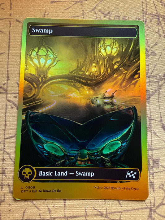 Swamp [First Place Foil] #509 | Magic the Gathering | Aetherdrift