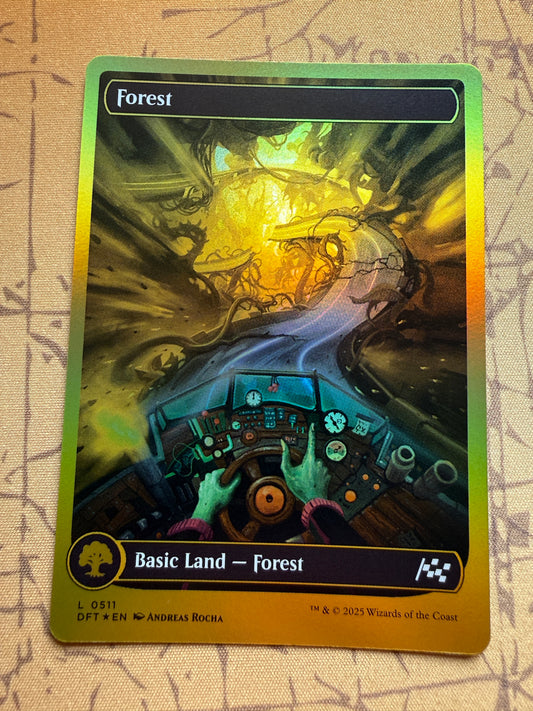Forest [First Place Foil] #511 | Magic the Gathering | Aetherdrift