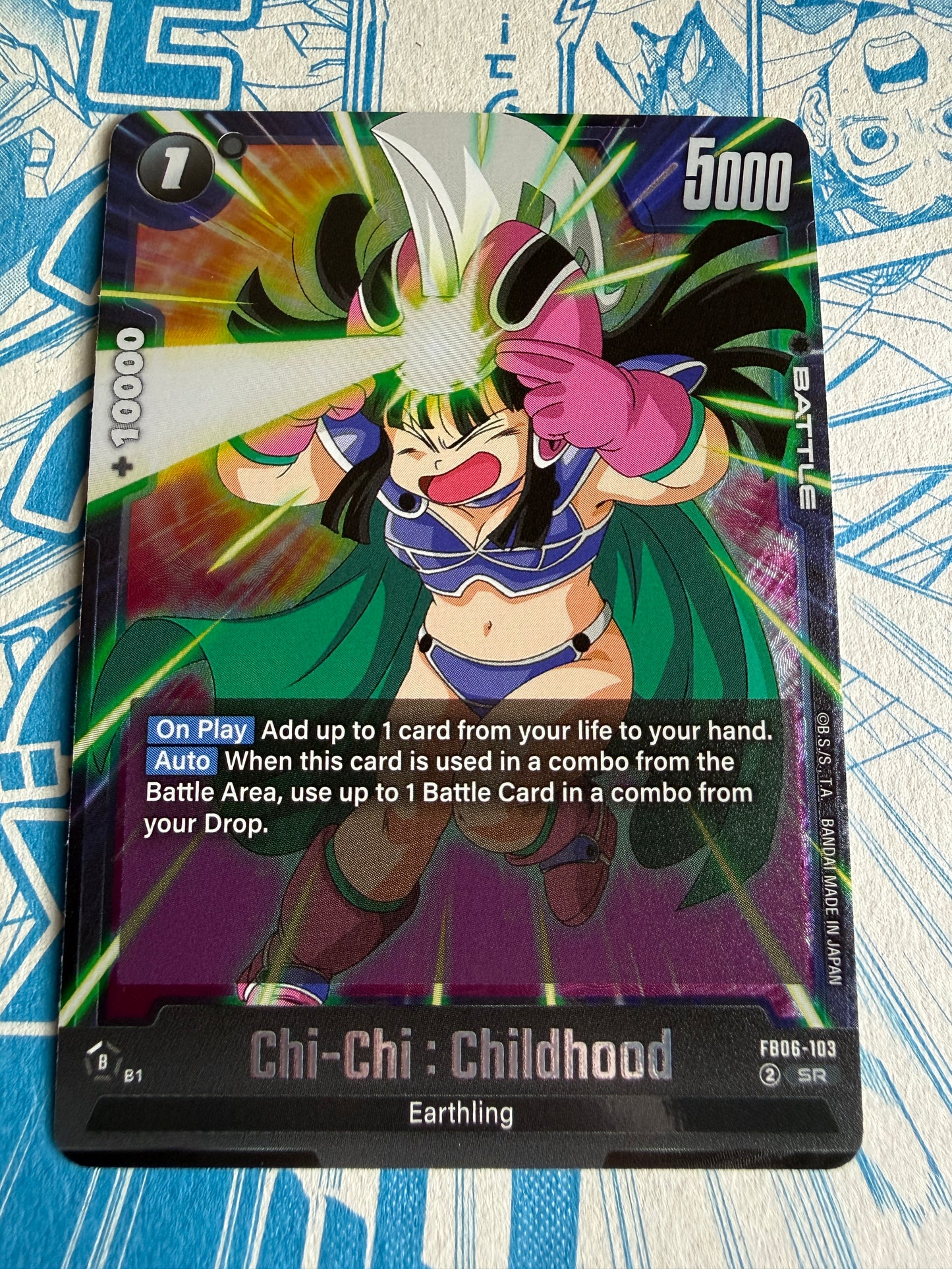 Chi-Chi : Childhood SR FB06-103 Dragon Ball Super Rivals Clash