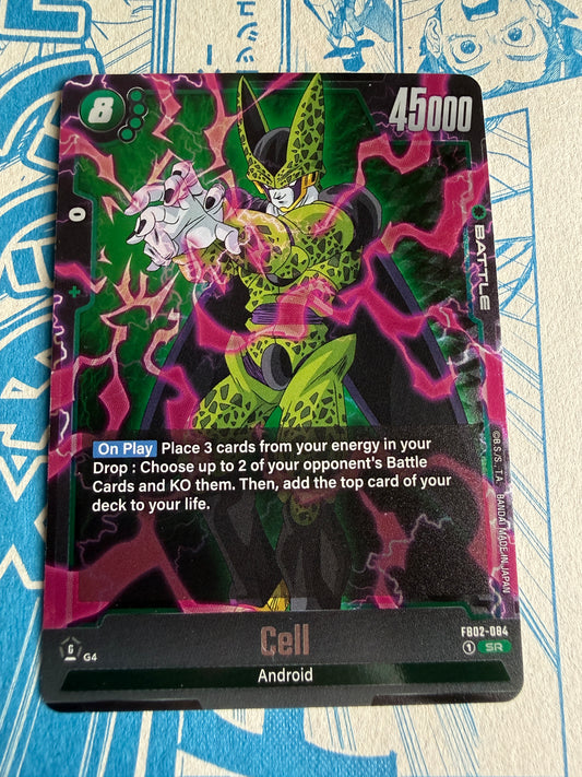 Cell FB02-084 SR Dragon Ball Fusion World Blazing Aura