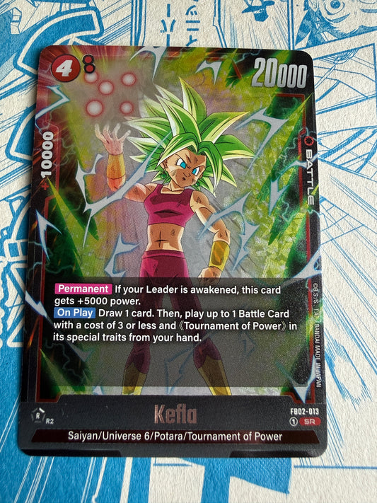 Kefla FB02-013 Dragon Ball Fusion World Blazing Aura