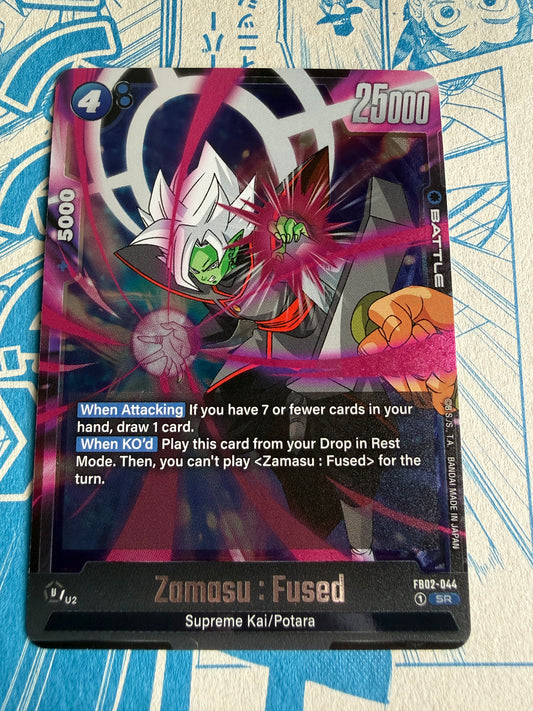 Zamasu: Fused FB02-044 Dragon Ball Fusion World Blazing Aura