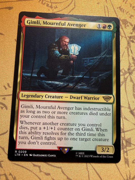 Gimli, Mournful Avenger #209 | Magic | Lord Of The Rings